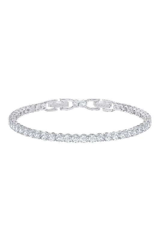 Designer Bracelets-Bracelet Tennis Dlx:bracelet Czwh/rhs M 5513401