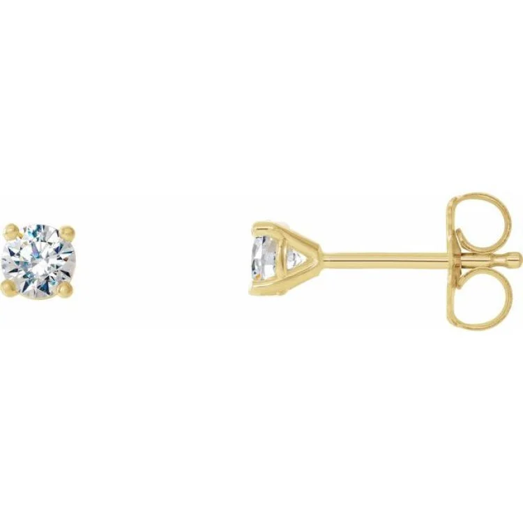 Luxurious Gold Earrings-14K Yellow 1/4 CTW Natural Diamond Cocktail-Style Earrings