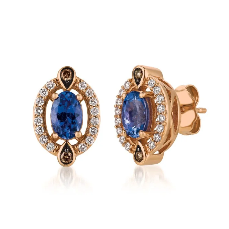 Fashion Earrings-Le Vian 14K Strawberry Gold Earrings