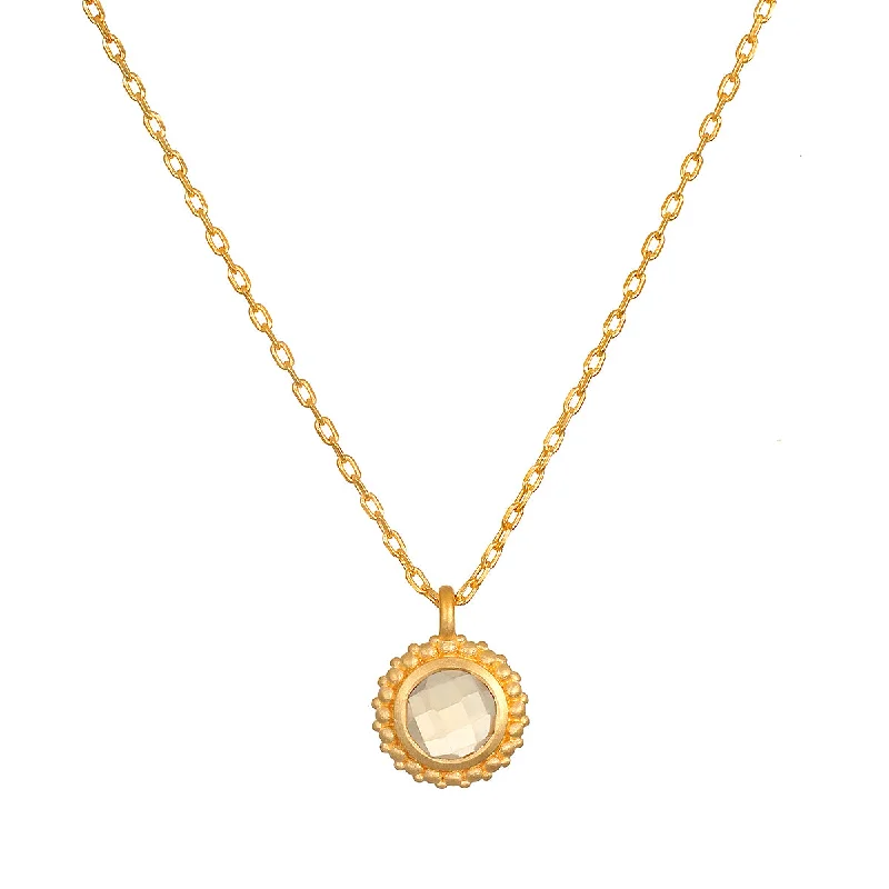 Elegant Chain Pendant Necklaces-Vital Essence Citrine Necklace