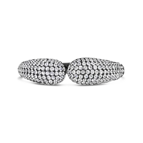 Designer Wedding Bangle Sets-White Sapphire Bangle Bracelet