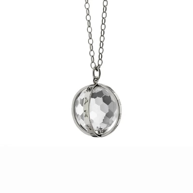 Luxury Pendant Necklaces-Carpe Diem Necklace in Silver