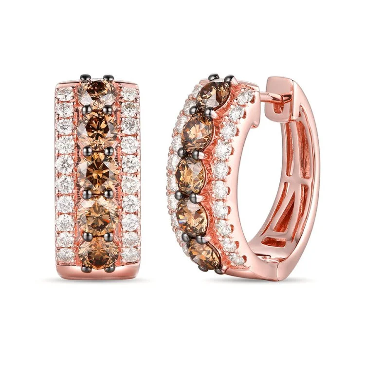 Embellished Earrings-Le Vian 14K Strawberry Gold Earrings