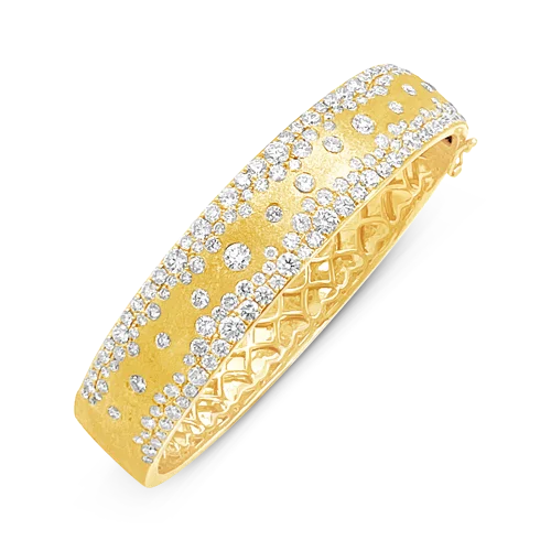 Wedding Bangle Bracelets-Diamond Bangle Bracelet