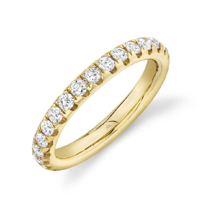 Oval Rings-14K Yellow Diamond 1.18ct Eternity Band