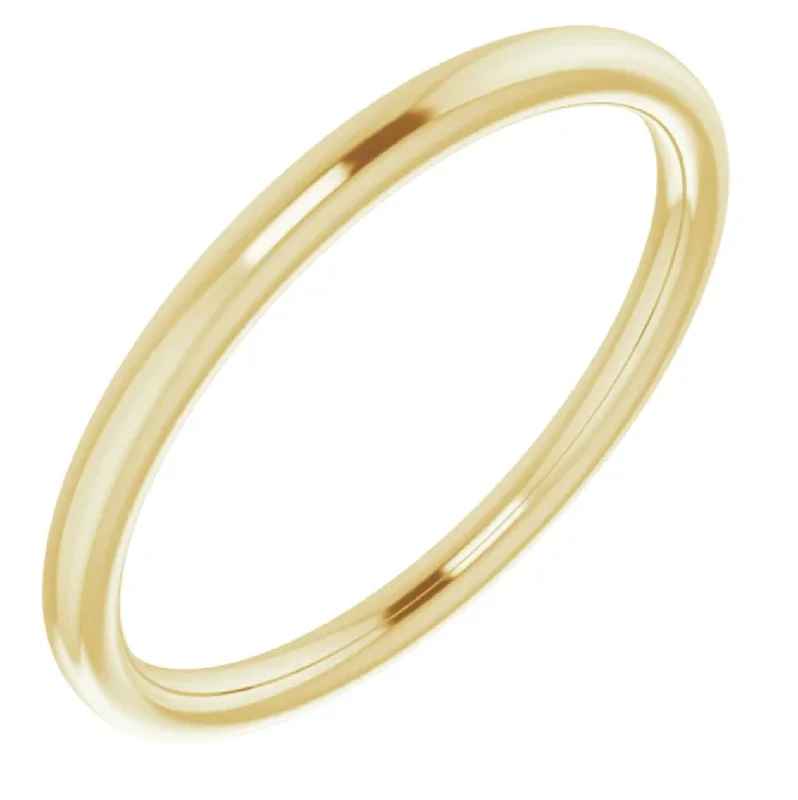 Minimalist Rings-14k Yellow Gold Band 1.5mm