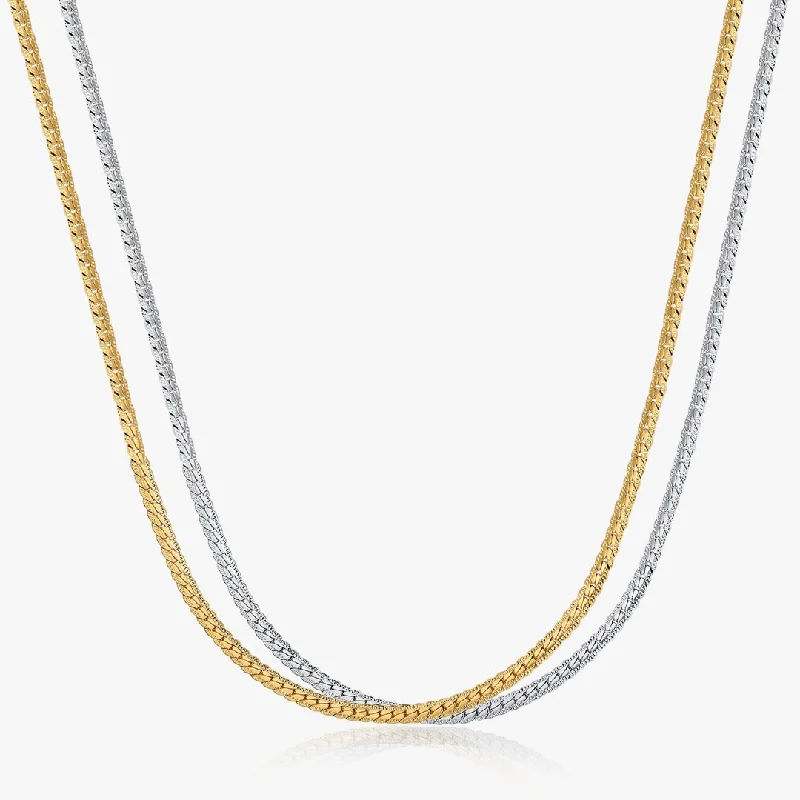 Women’s Gold Necklaces-Snake Chain Necklace