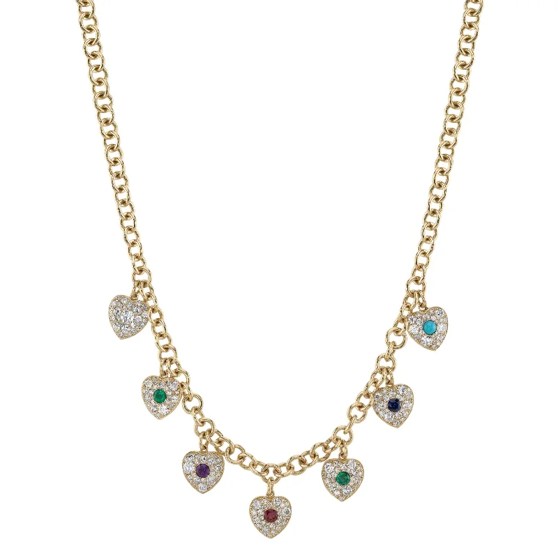 Gold Layered Necklaces-DEAREST NECKLACE