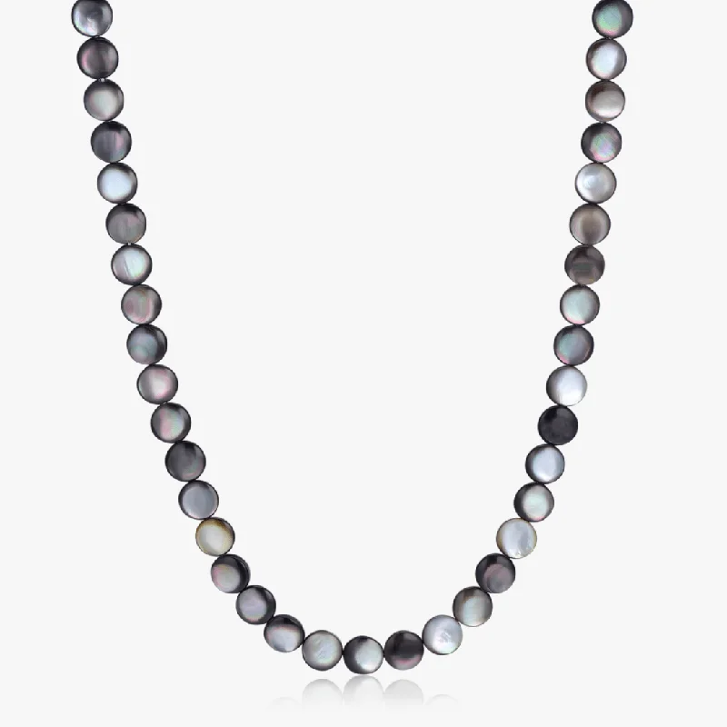 Large Necklaces-Black Shell Necklace