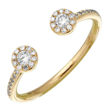 Unique Rings-14K Yellow Gold Diamond Ring