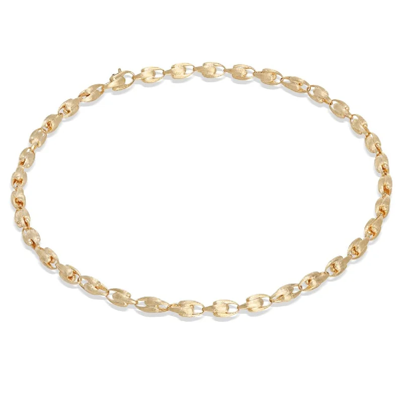 High-end Necklaces-18K Yellow Gold Small Link Chain Necklace