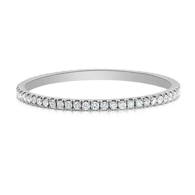 Engagement Ring Sets-Platinum Diamond Eternity Band