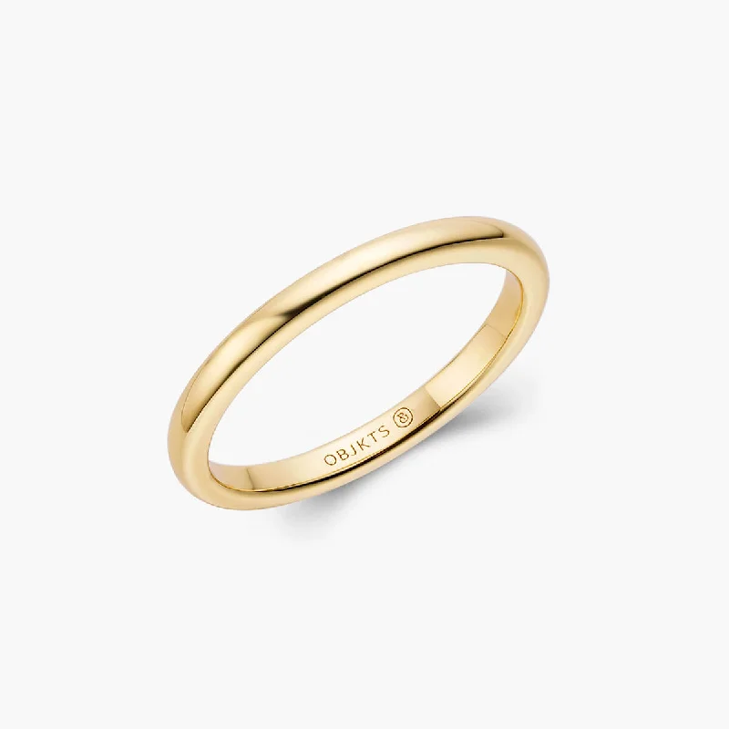 Designer Wedding Bands-Classic Round Band