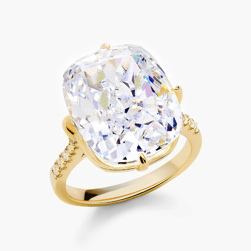 Cushion Cut Rings-Aurum Ring