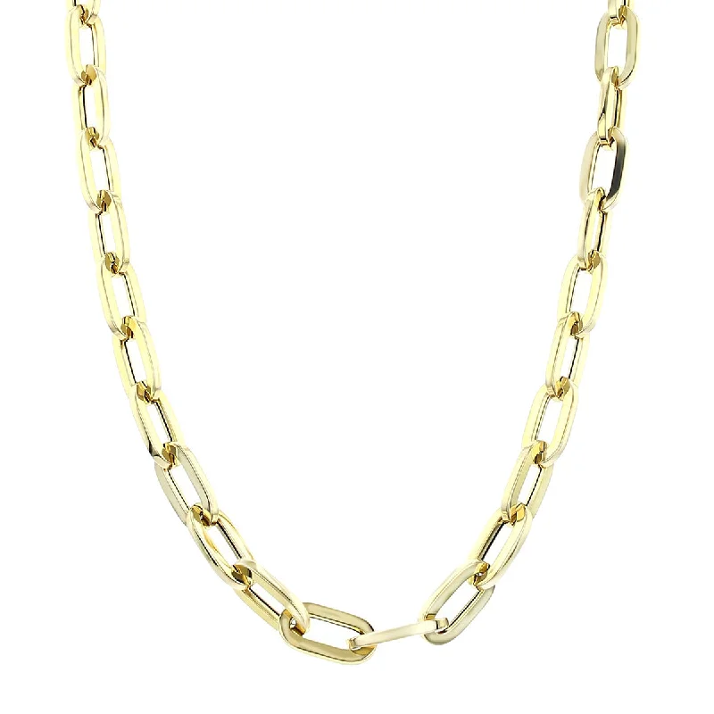 Chic Gold Necklaces-18K Yellow Gold Oro Classic Necklace