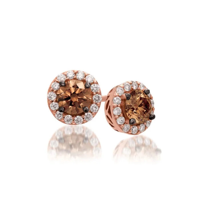 Romantic Earrings-Le Vian 14K Strawberry Gold Earrings