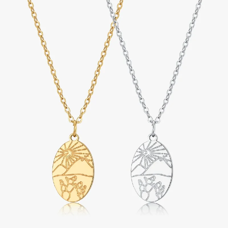 Twisted Gold Necklaces-Desert Dreams Necklace