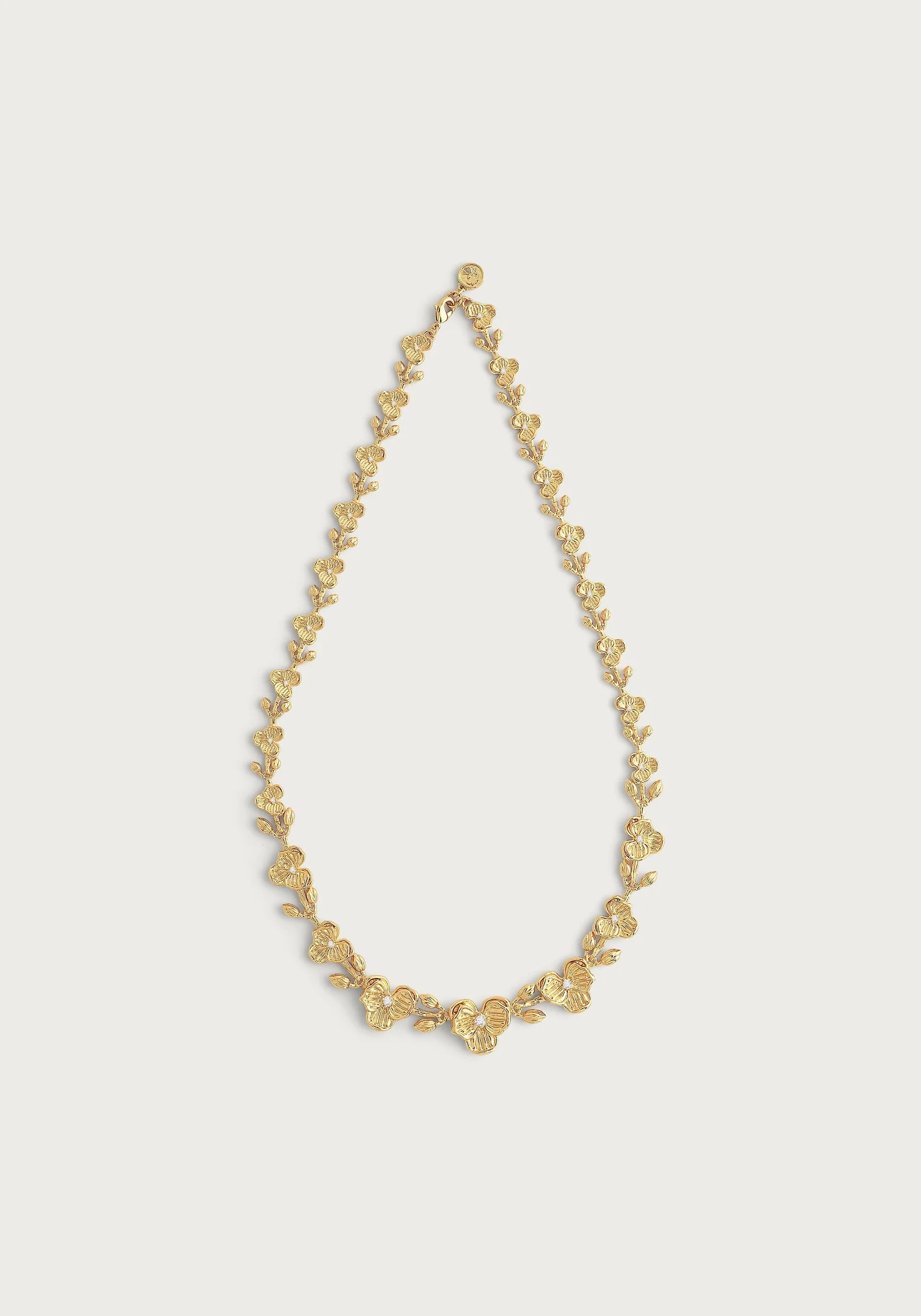 Luxe Necklaces-Orchid Link Necklace