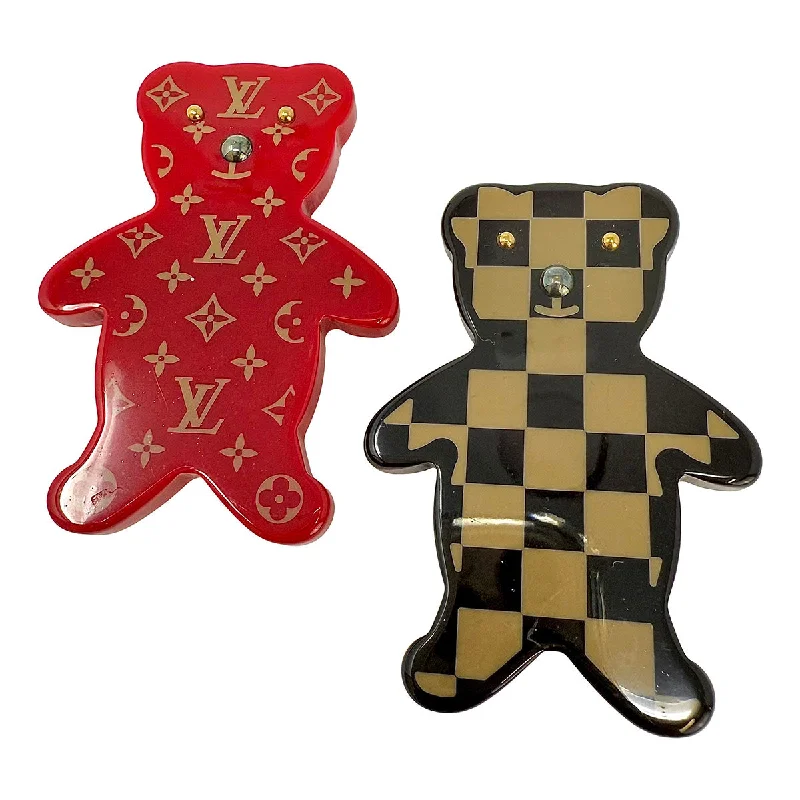 Personalized Gold Brooch-Louis Vuitton Bear Brooch Set