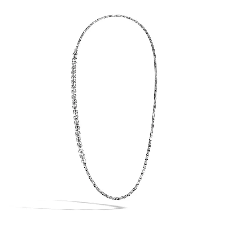 Long Silver Necklaces-Asli Classic Chain Link Silver Necklace