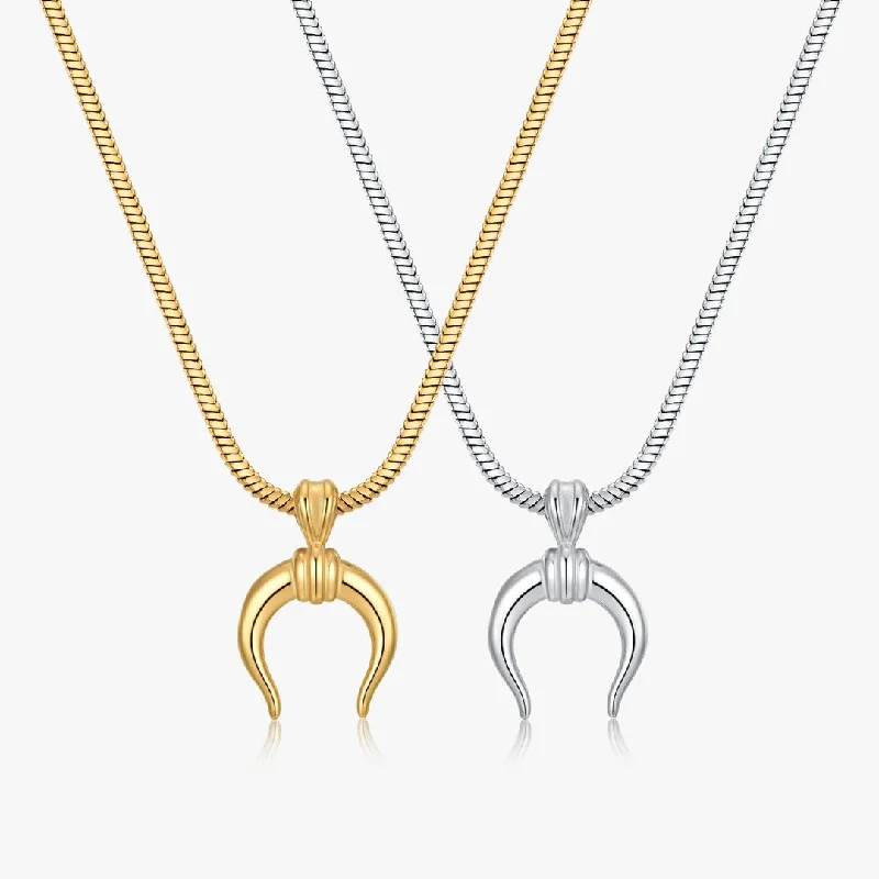 Initial Necklaces-Lyre Necklaces (Greek Inspired Collection)