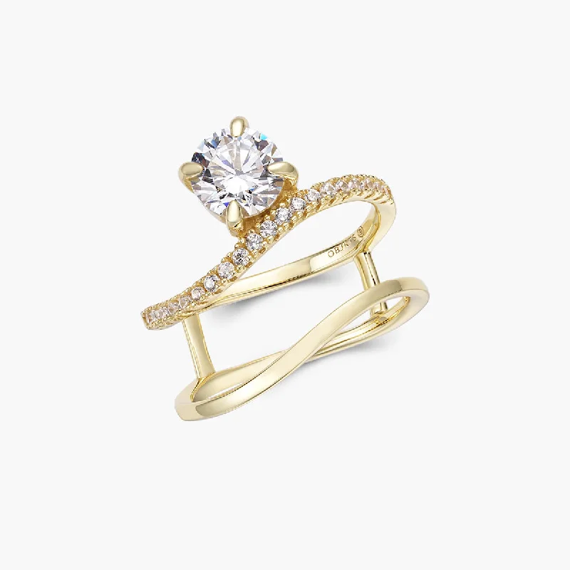 Modern Engagement Rings-Cora Ring