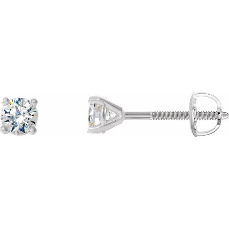 Long Drop Earrings-Platinum 1/8 CTW Natural Diamond Cocktail-Style Earrings