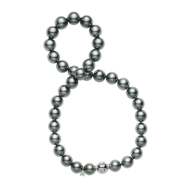 Infinity Necklaces-Black South Sea Cultured Pearl Necklace