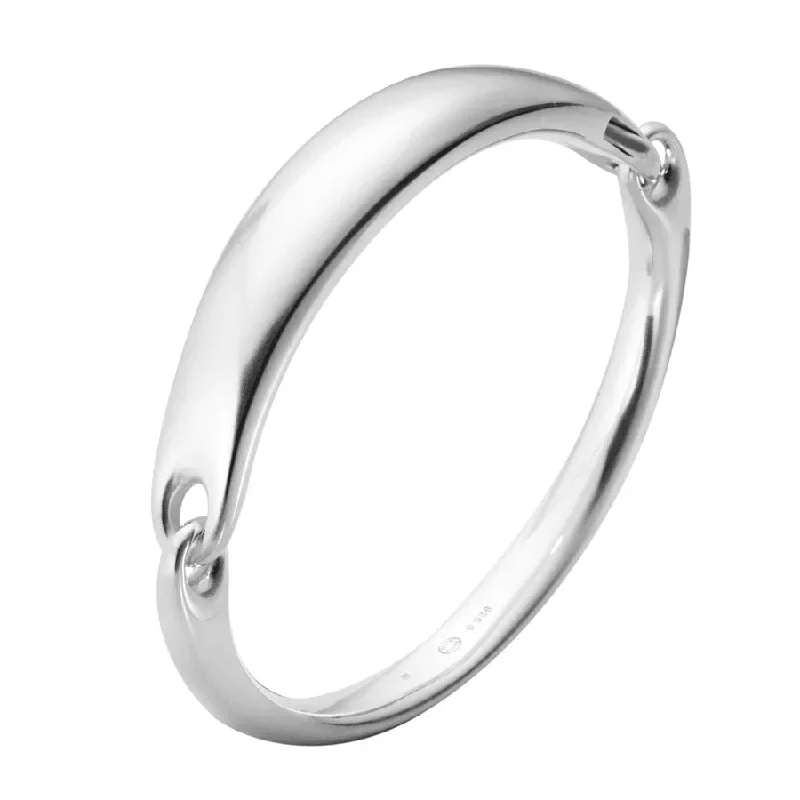 Contemporary Bangles-Silver Reflect ID Bangle