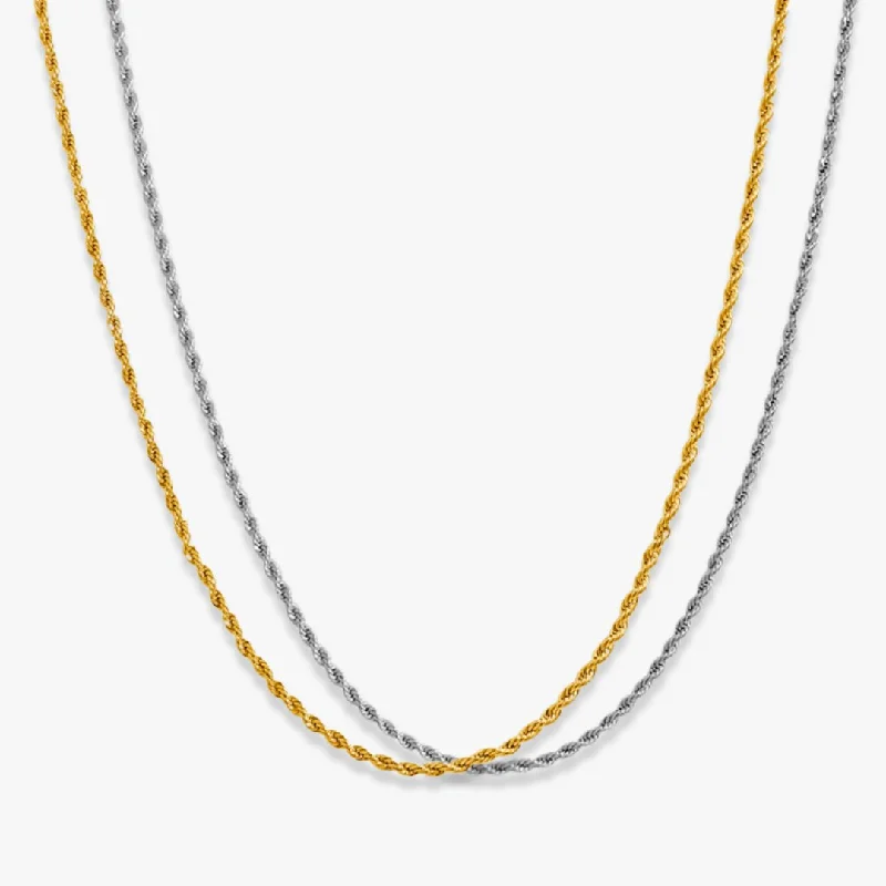 Birthstone Pendant Necklaces-Kassidy Thin Rope Necklace (Unisex)