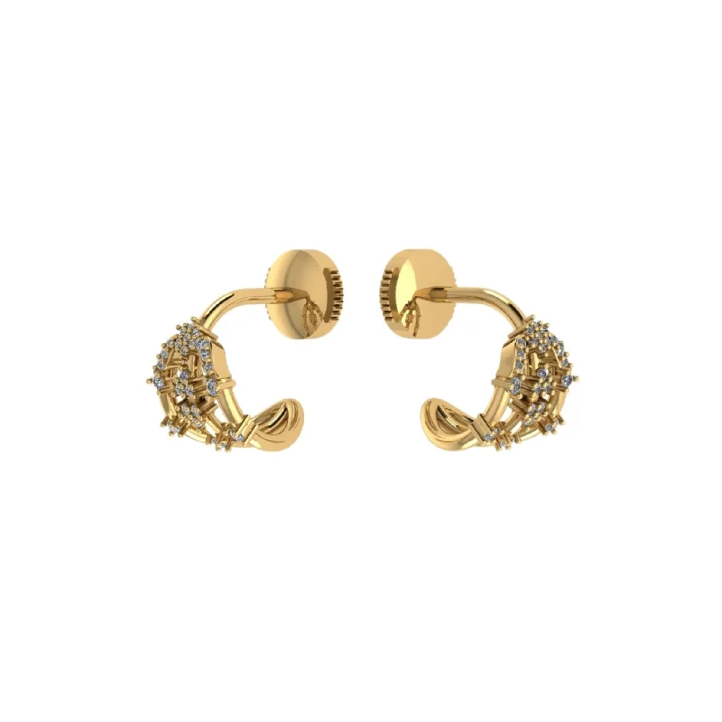 Sparkle Earrings-Primrose Hoop Earrings