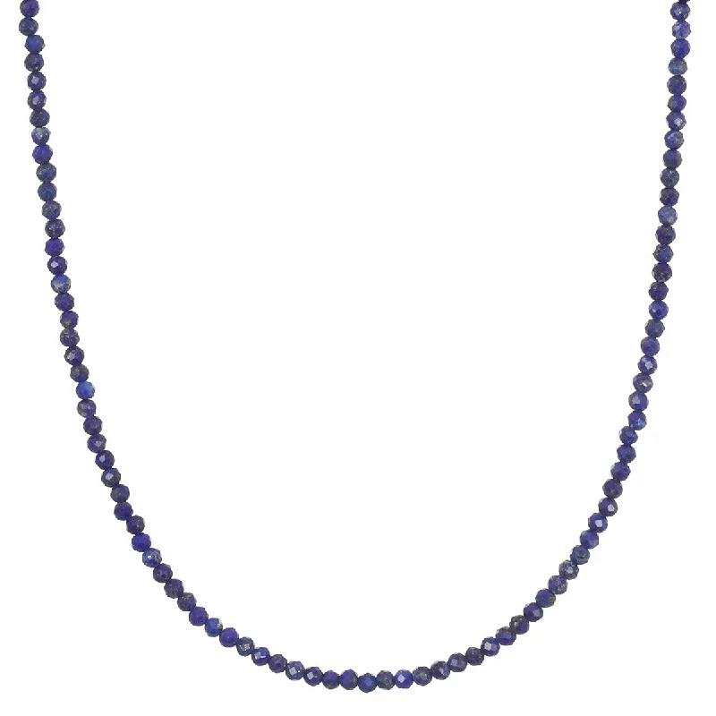 Crystal Necklace Sets-Divine Knowing Lapis Third Eye Chakra Choker