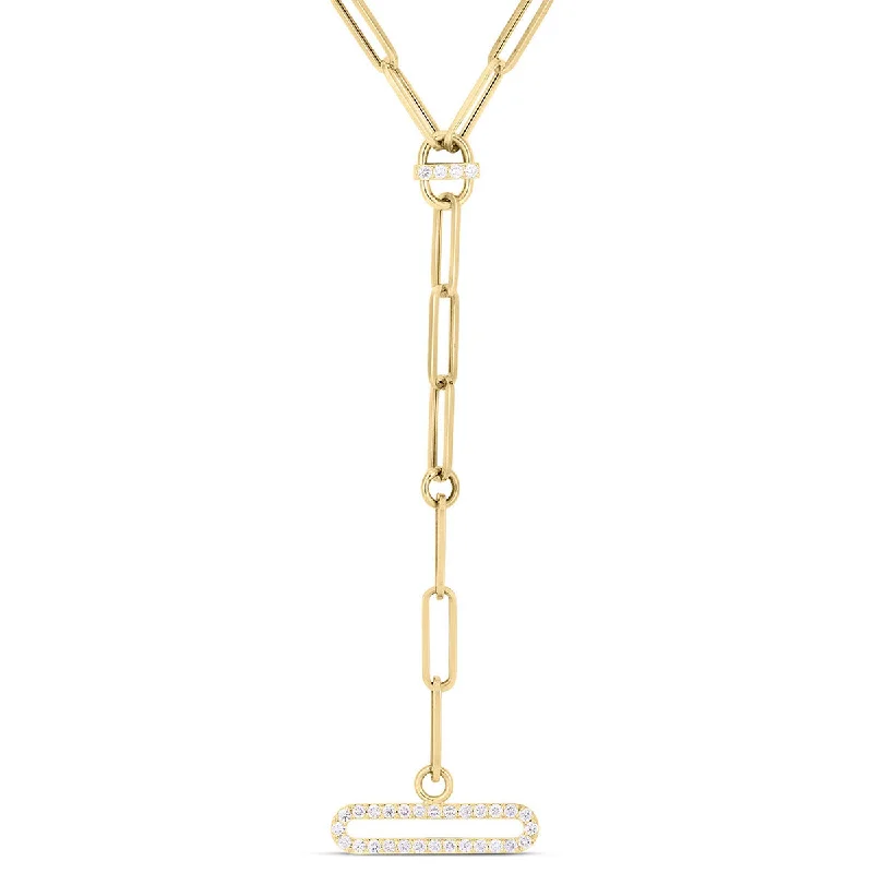 Silver Name Necklaces-18K Yellow Gold Venetian Princess Diamond Necklace