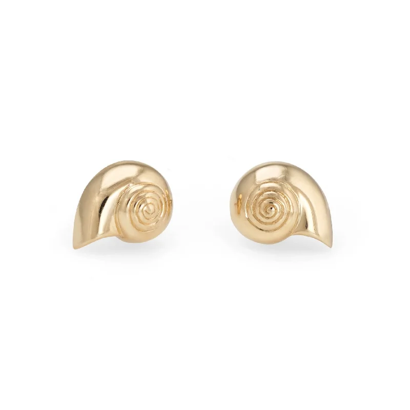 Ethnic Earrings-Nautilus Shell Earrings