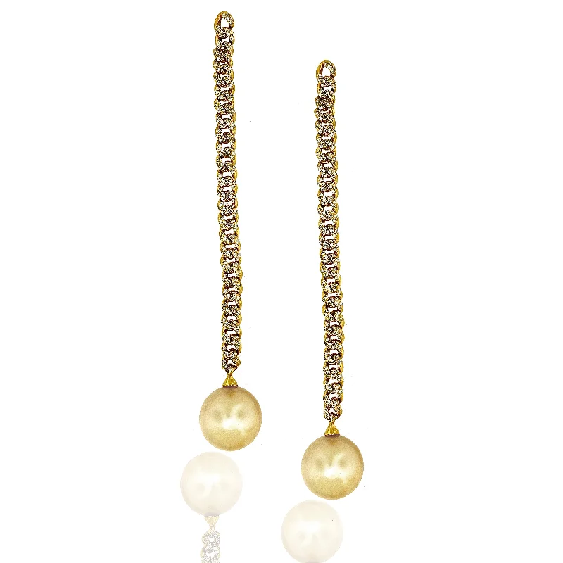 Matching Earrings-Rock & Roll Pearl Earrings