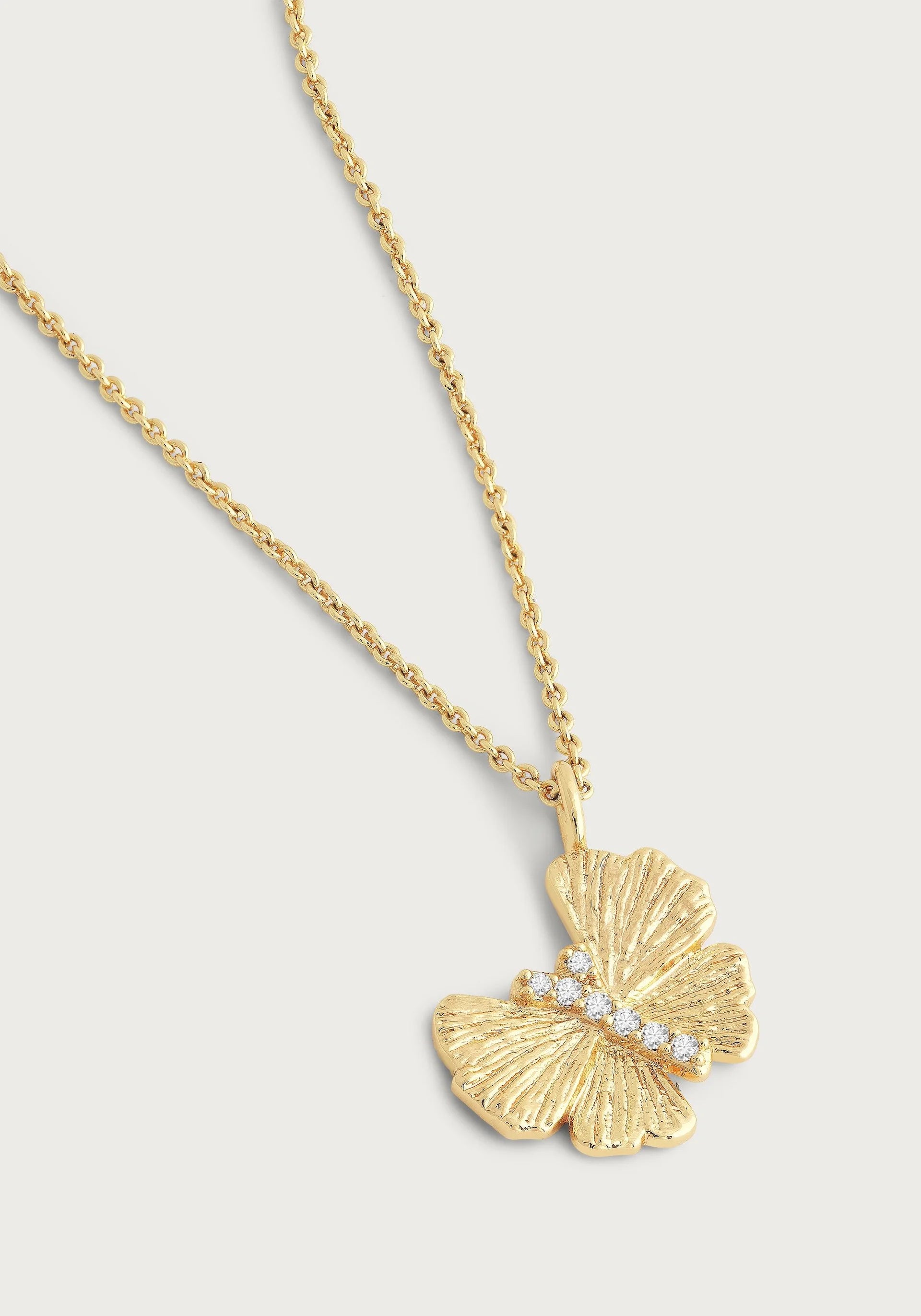 Classic Silver Necklaces-Butterfly Gold Necklace